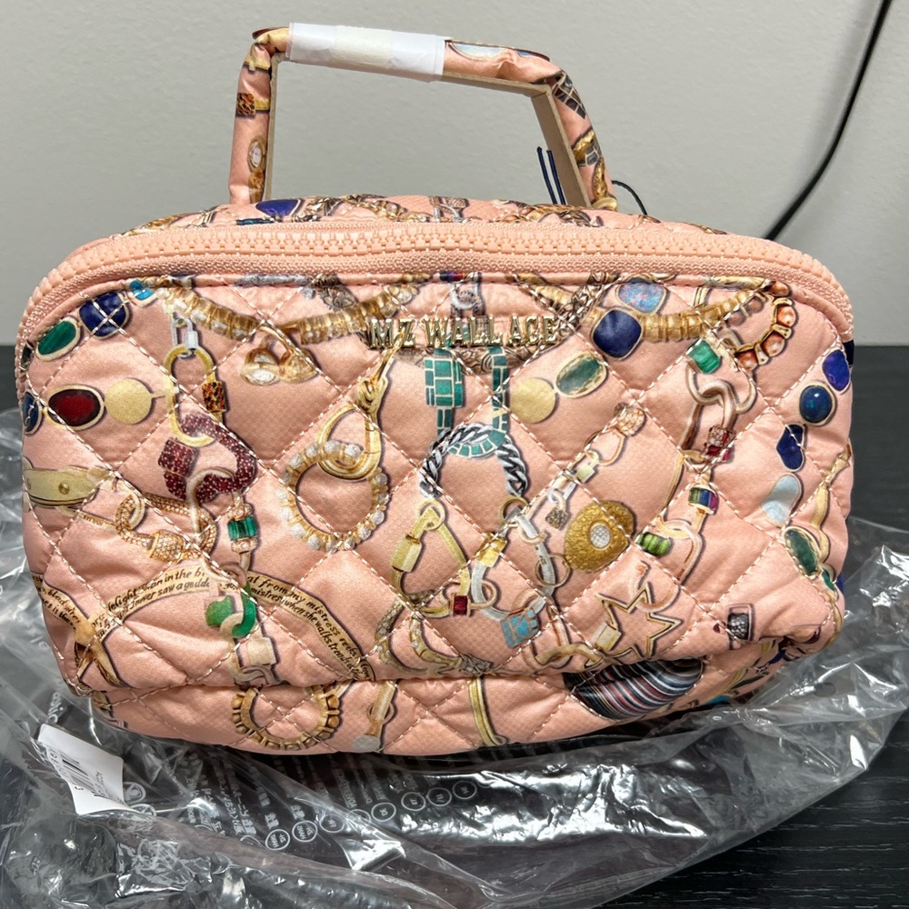MZ Wallace Accordion Cosmetic bag special edition: Price is firm.